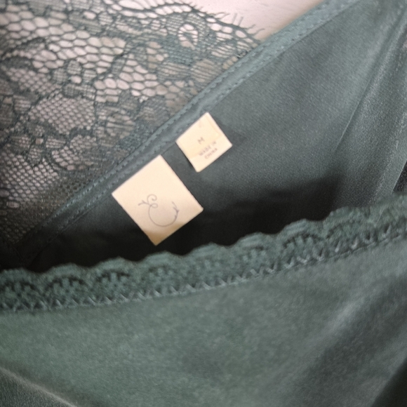 Anthropologie E By Eloise Green Silk Lace Cami Top - Picture 6 of 6